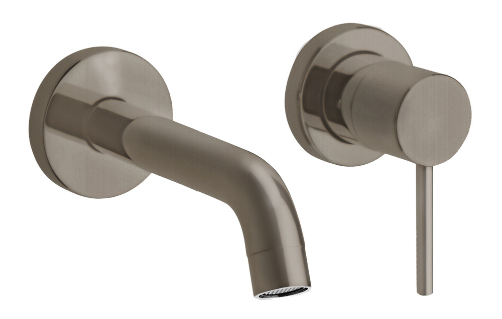 Wall mounted basin mixer