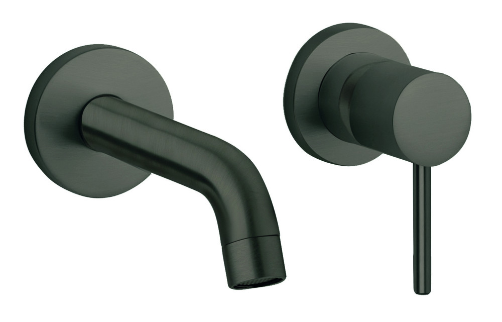 Wall mounted basin mixer