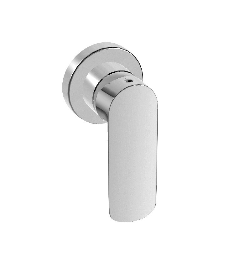 Shower mixer, small face plate