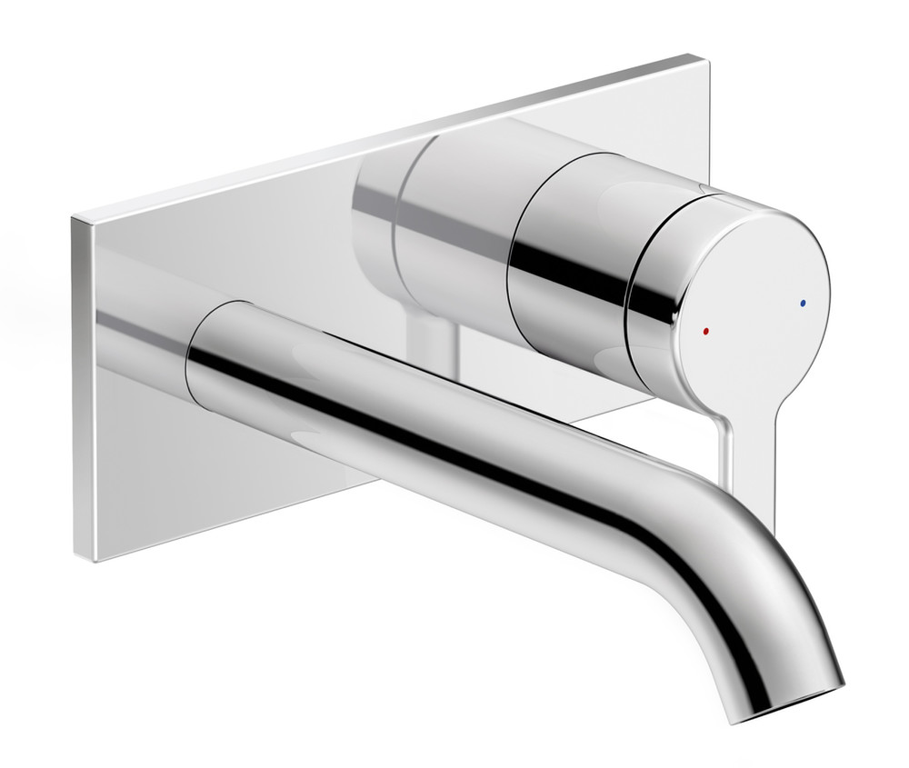 Wall mounted mixer