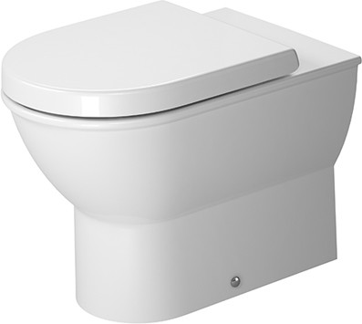 Floor mounted toilet