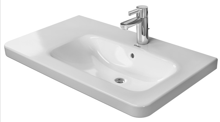 Asymmetric furniture basin