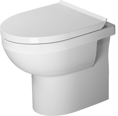 Floor mounted toilet