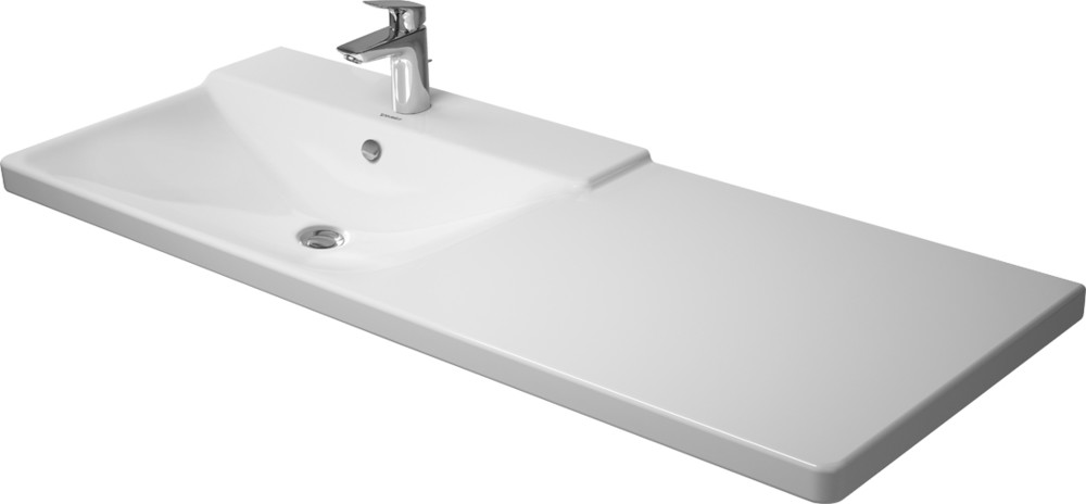 Asymmetric furniture basin