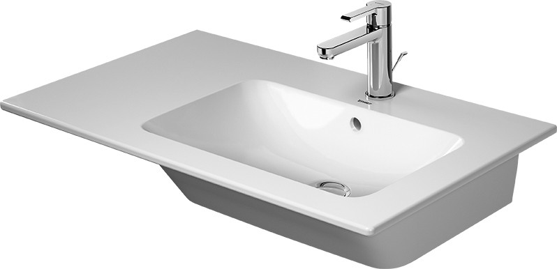 Asymmetric furniture basin