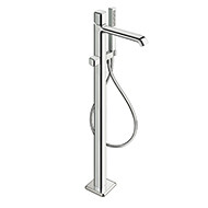 Floor mounted bath spout