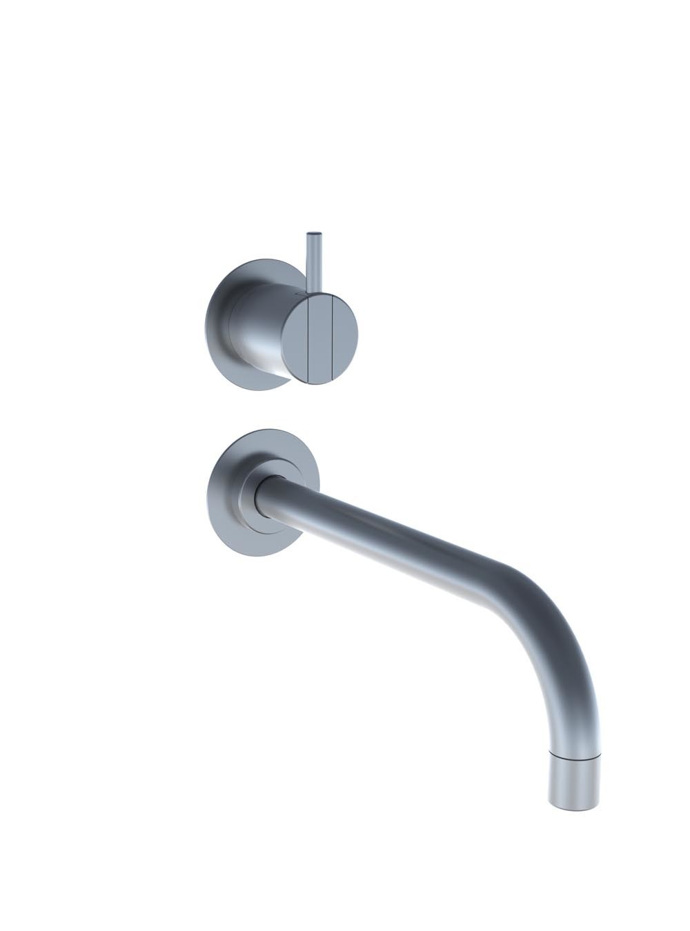 Wall mounted mixer, vertical installation