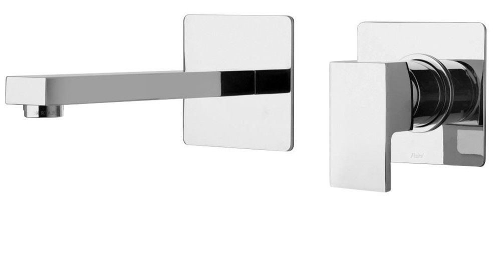 Wall mounted basin mixer