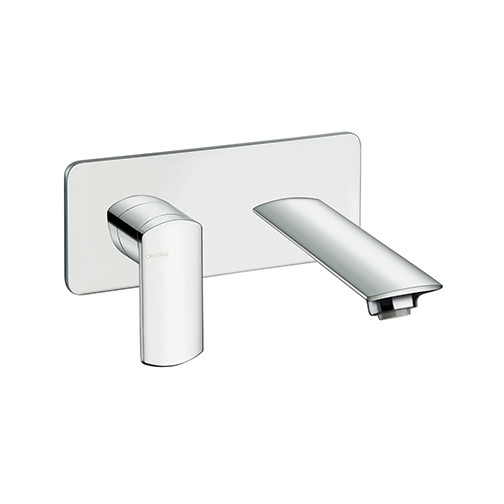 Wall mounted basin mixer