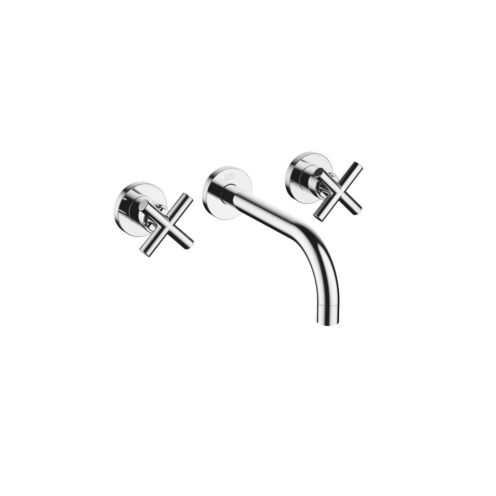 Wall mounted basin mixer