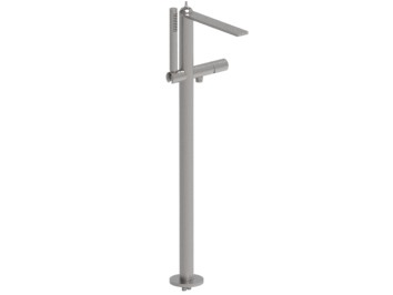 Zazzeri Q316 Freestanding Bath Filler Spout with Handshower