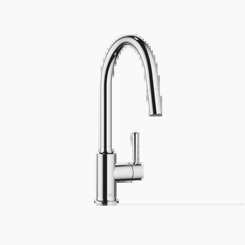 Kitchen mixers with pull out spray