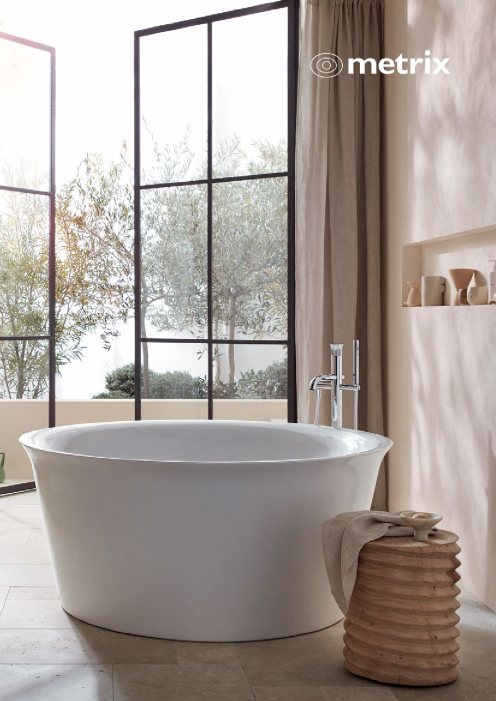 Floor mounted bath spout